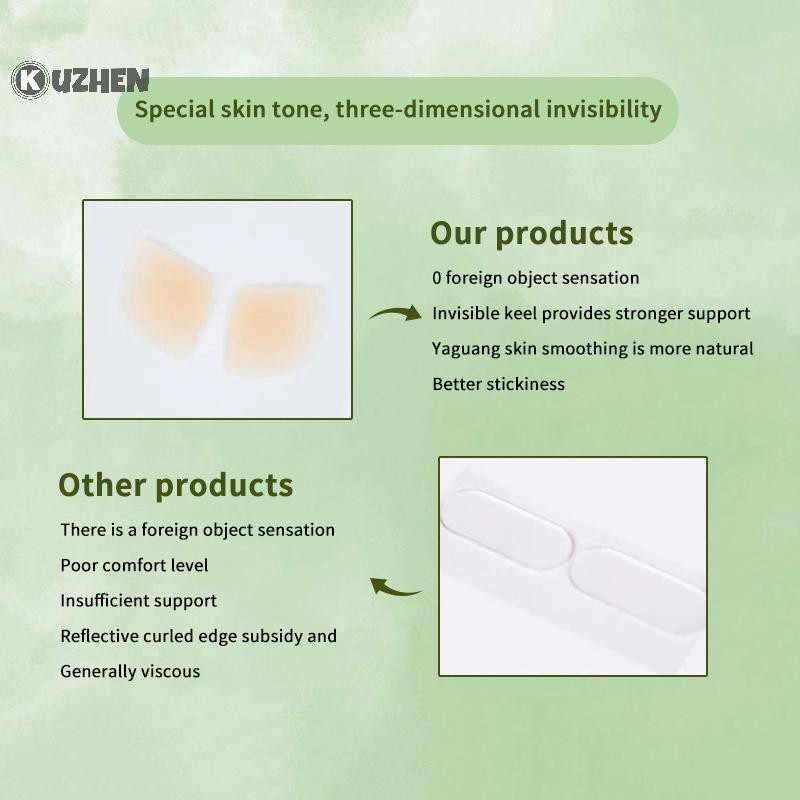 Kuzhen 6 / 12 / 30 Miếng Dán Hỗ Trợ Tai Vô Hình Miếng Dán Tai Corrector Earlobe Hỗ Trợ Tai Trang Điểm Miếng Dán V Mặt Dễ Dàng Sử Dụng HOT