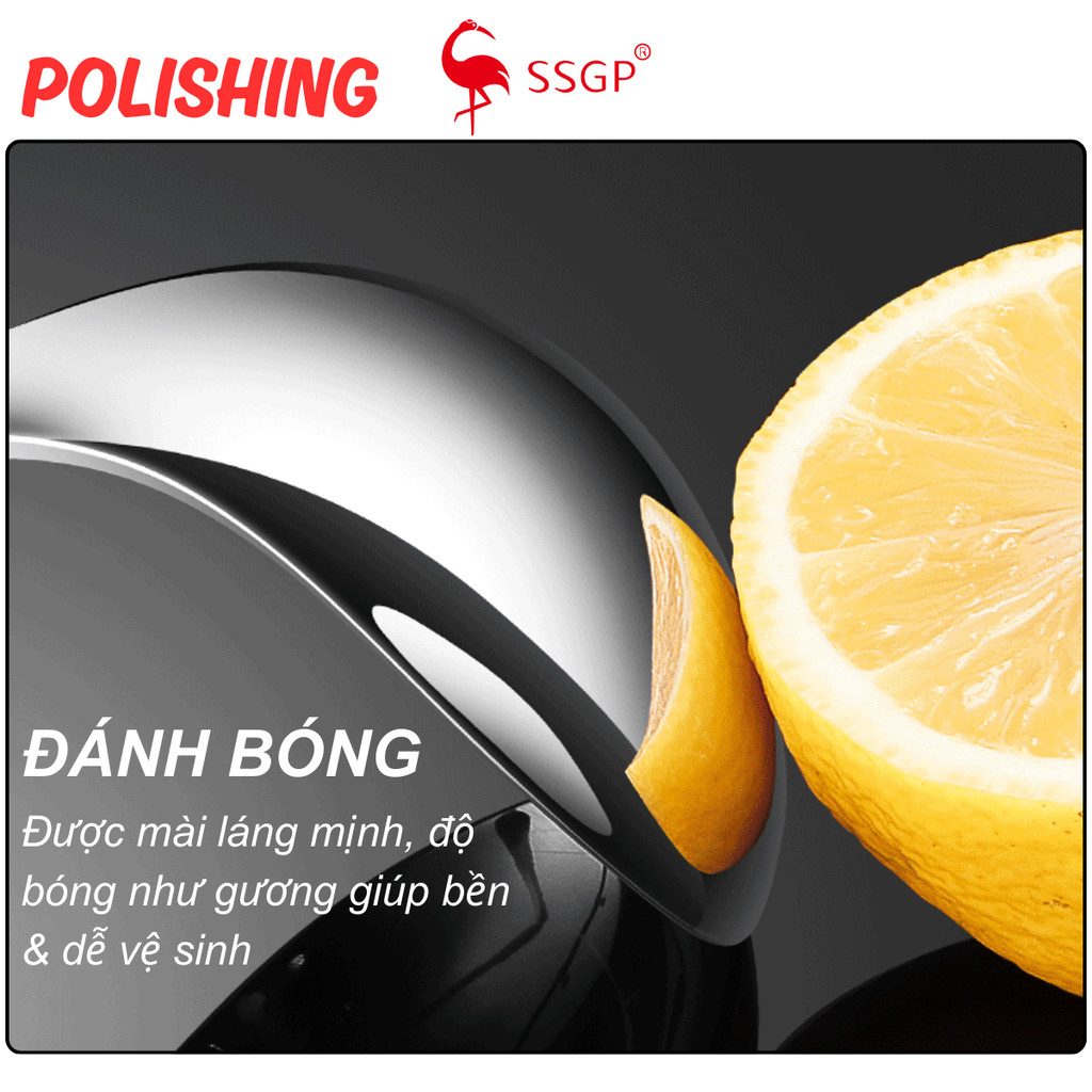 Muỗng canh Family Inox 316L cao cấp SSGP SS11608 Muôi canh, Vá canh Vá lẩu, vá múc canh
