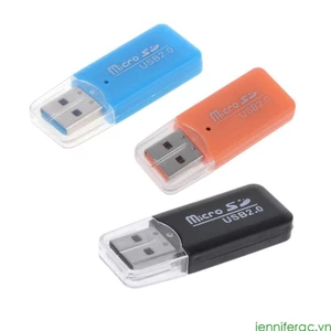 Jenniferac Chất Lượng Micro USB 2 0 SD Đầu Đọc Thẻ TF Bộ Chuyển Đổi Cho Máy Tính Bảng Máy Tính Bảng
