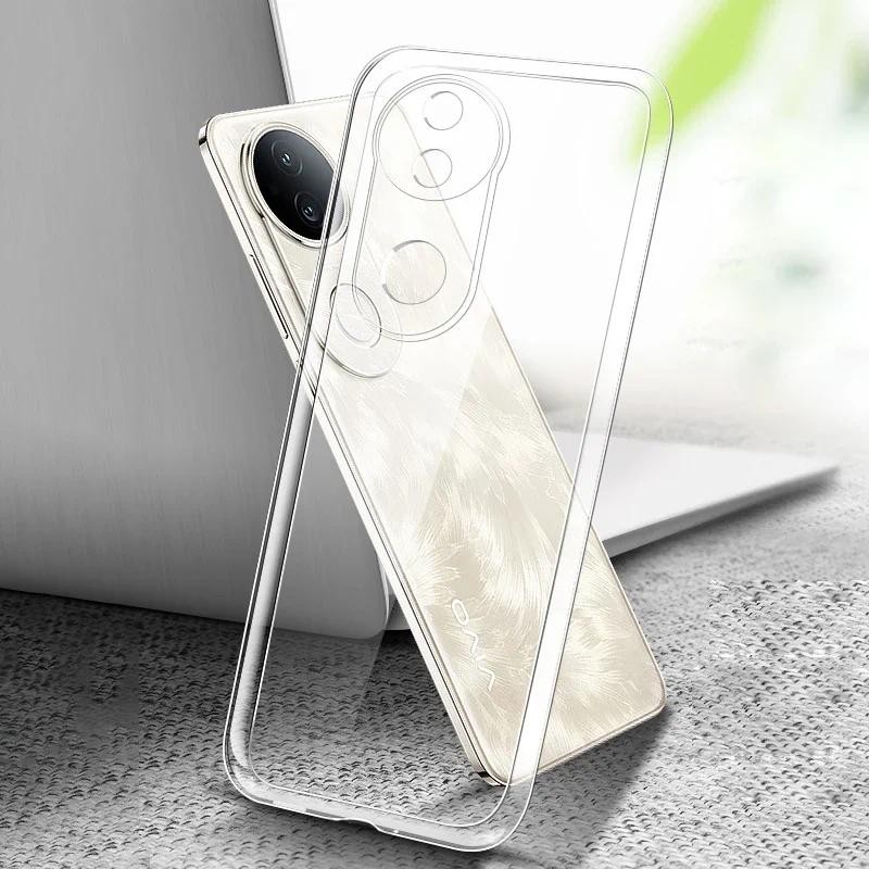 Ốp Điện Thoại TPU Trong Suốt Cho VIVO S20 Pro S20Pro 5G Funda Mềm Trong Suốt Mỏng Silicon Bảo Vệ Camera Đơn Giản Ốp Lưng Nhà Ở