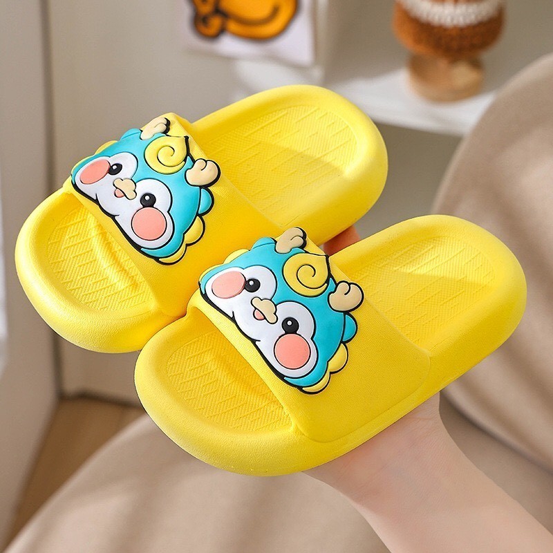 dép lê nhựa cho bé gái bé trai đi mưa hình xinh xắn đi biển mùa hè êm chân chống trượt mẫu mới 023 ( ảnh thật )