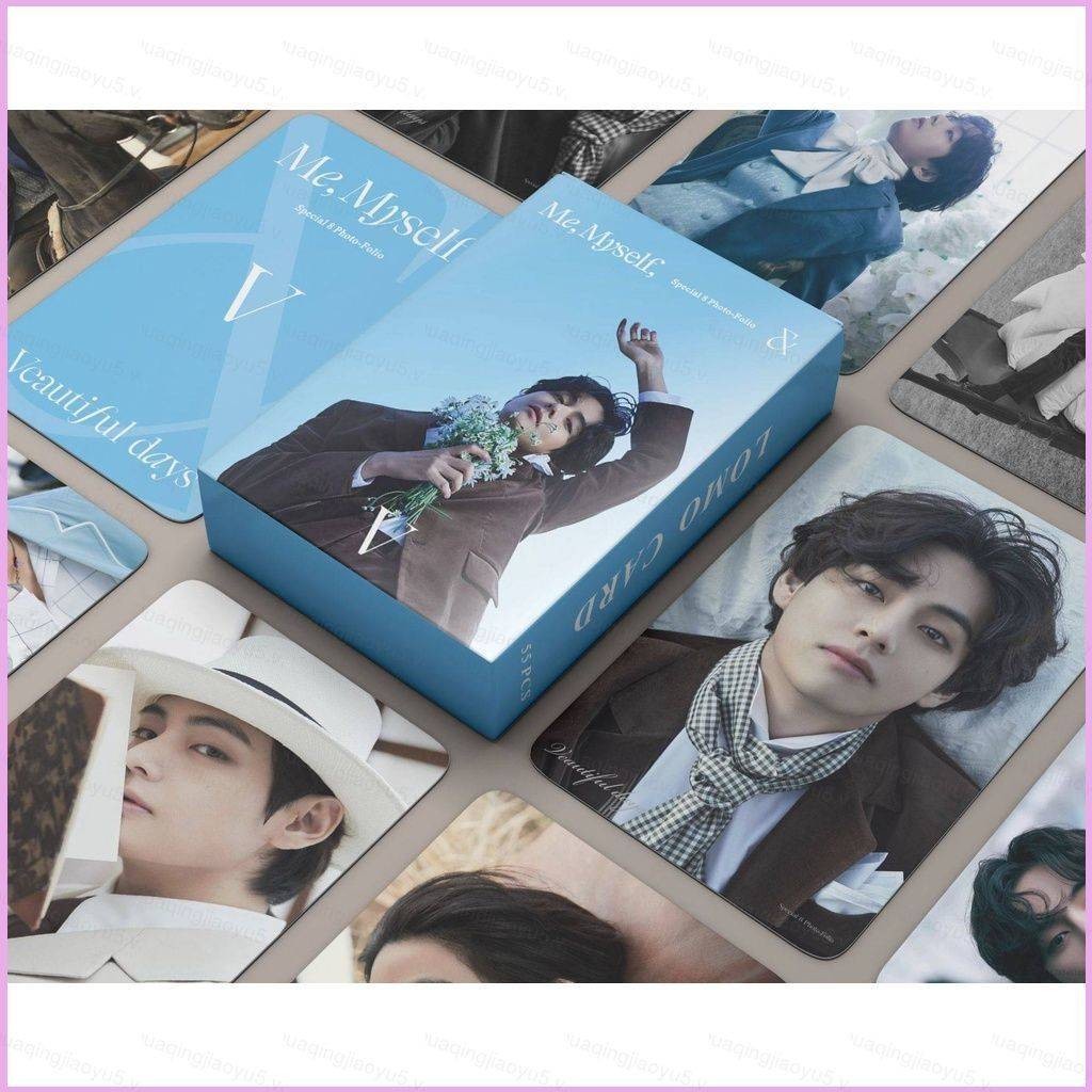 55 CÁi V Kim Tae Hyung Veautiful Day Lomo Card Bộ Sưu Tập ảnh Bts 