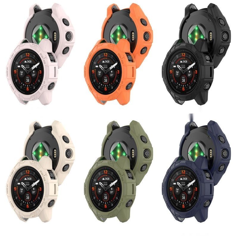 Garmin Quatix7Pro Chất Lượng Cao Silicon Mềm TPU Rỗng Ra Vỏ Khung Ốp Lưng Đồng Hồ Dành Cho Garmin Quatix 7 Pro Chống Sốc Chống Trầy Xước Đồng Hồ Thông Minh Bảo Vệ