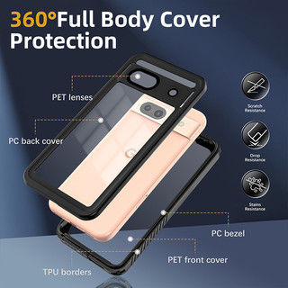 ốp lưng chống nước IP68 ngoài trời cho Google Pixel 8A 8 Pro Vỏ lặn bơi Pixel 8 / 7A 7Pro Vỏ dưới nước