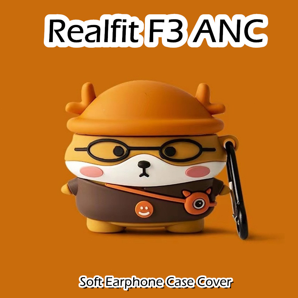 [Ngôi sao tương lai] Dành cho vỏ Realfit F3 ANC Vỏ tai nghe silicon mềm hoạt hình thú vị NO.2