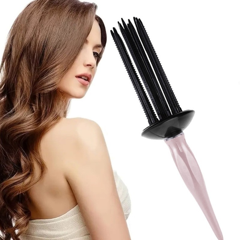 HL Professional Roll Brush Curling Lược chải tóc tròn Đạt được Tóc xoăn Kiểu dáng đẹp Tóc thích hợp cho gia đình và Trav