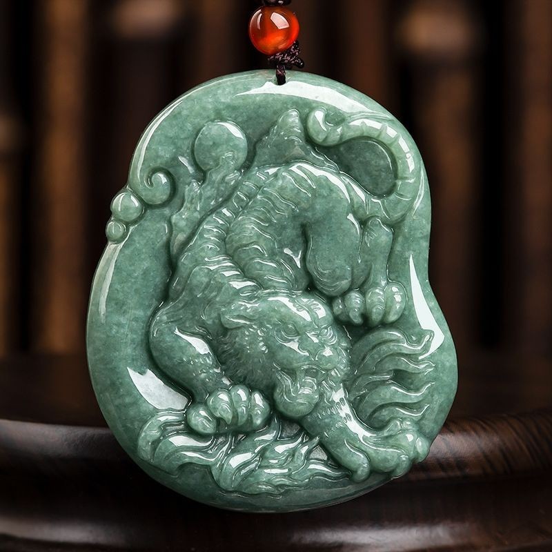 T Tiger Xiao Shenwei Cung Hoàng Đạo Hổ Mặt Dây Chuyền Thương Hiệu Hổ Hạt Đậu Shimoyama Hổ Nam Nữ Mặt Dây Chuyền