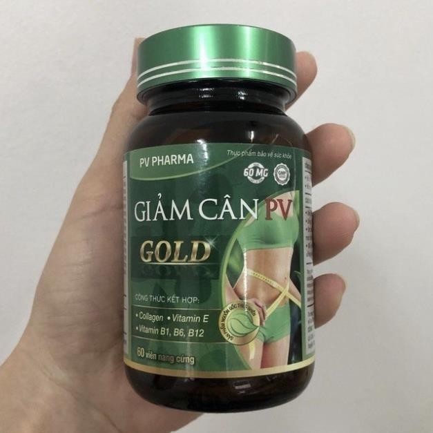 Viên uống giảm cân cấp tốc PV GOLD PHÚC VINH (C/60V) hỗ trợ giảm cân hiệu quả Dược Phúc Vinh 60 Viên