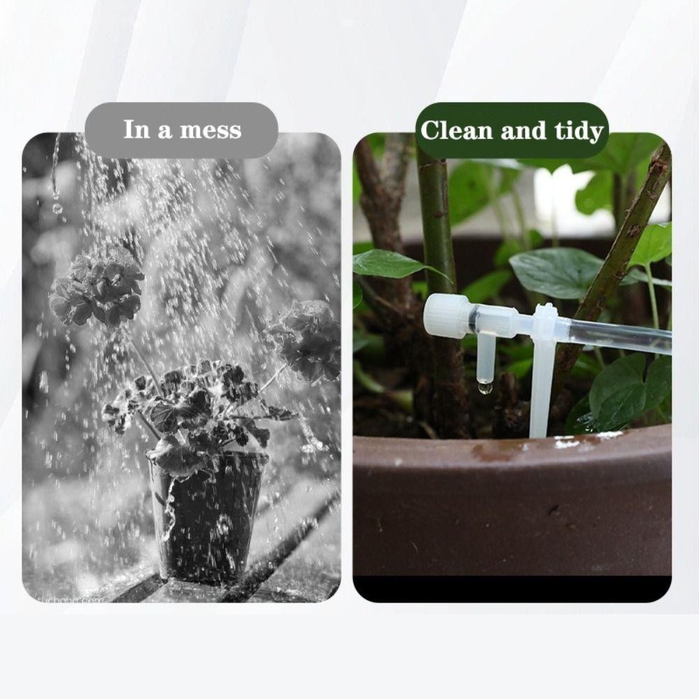 Bộ Tưới Nhỏ Giọt Vườn CATIYAHA, Hệ Thống Tưới Cây Ống 10 / 20 / 30M 4 / 7mm, với Van Điều Chỉnh Nhà Kính Có Thể Điều Chỉnh Tiết Kiệm Tưới Cây Micro Nhỏ Giọt