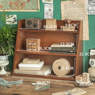 Matsukawa Nội Thất Gia Đình Cốc Gỗ Hộp Bảo Quản Văn Phòng Retro Phòng Khách Bộ Trà Cốc Nước Cốc Thủy Tinh Để Bàn Kệ