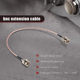 2 Chiếc Cáp BNC 75 Ohm 30cm Cho Máy Ảnh Thiết Bị Video Hỗ Trợ HD-SDI 3G-SDI 4K 8K