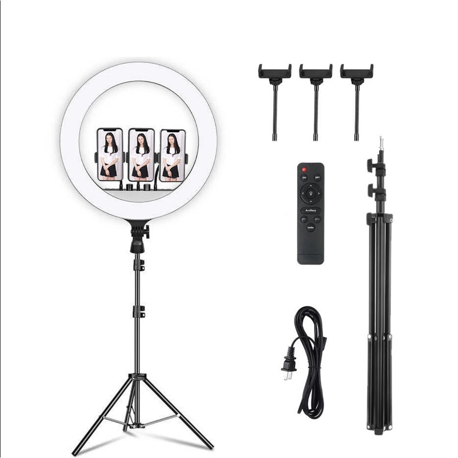 Đèn livestream RL14 36cm - Đèn livestream bán hàng siêu sáng hỗ trợ quay chụp bảo hành 12TH