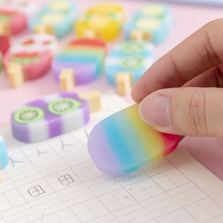 Tẩy Bút Chì, Tẩy Gôm Mềm, Gôm Tẩy Học Sinh, Set Tẩy Hình Kem Dễ Thương