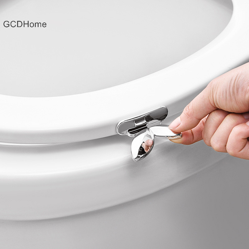 Gcdhome Lifg Nắp bồn cầu Nắp nâng ghế bồn cầu Nâng nắp bồn cầu Tay cầm Đồ dùng phòng tắm al ABS Thiết thực HOT