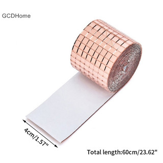 Gcdhome Gương Khảm Ngói Dán DIY Tự Dính Vuông Acrylic Dán Tường HOT