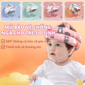 Mũ Bảo Vệ Đầu Cho Bé,Mũ Bảo Hiểm Cho Bé Tập Đi,Phim Hoạt Hình Dễ Thương, Thoáng Khí Và Thoải Mái, Phù Hợp Với Mọi Mùa
