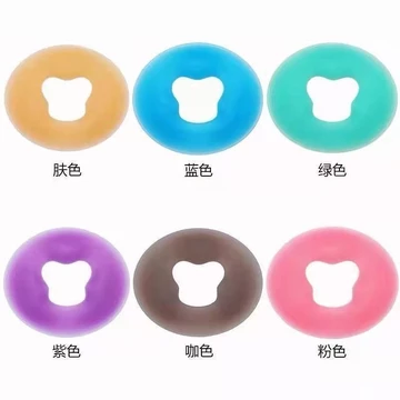 [Gối Silicon Hình Chữ U Làm Đẹp] Salon Làm Đẹp Gối Nằm Silicon Đệm Mặt Thoải Mái Người Lớn Hình Chữ U Nằm Gối Tròn Làm Đẹp Giường Massage Gối Massage Gối