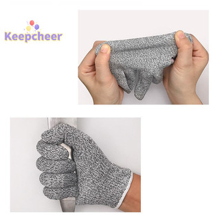 [Keepcheer] Găng tay chống cắt an toàn HPPE Level 5 Công nghiệp cường độ cao Làm vườn nhà bếp Cắt kính chống cắt đa năng [Mới]
