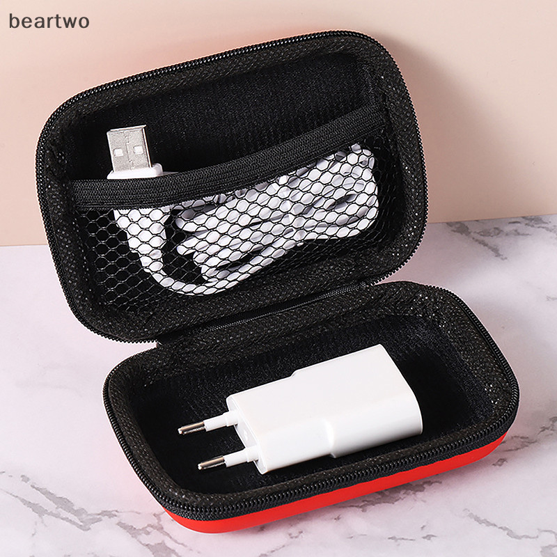 < Beartwo > Túi đựng du lịch Hộp sạc cho gói tai nghe Túi dây kéo Túi du lịch di động Tổ chức cáp lưu trữ điện tử Đẹp