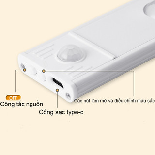 Đèn Led Cảm Ứng Điều,Đèn Led Trang Trí Điều Chỉnh Độ Sáng,Thích Hợp Cho Phòng Ngủ Bếp