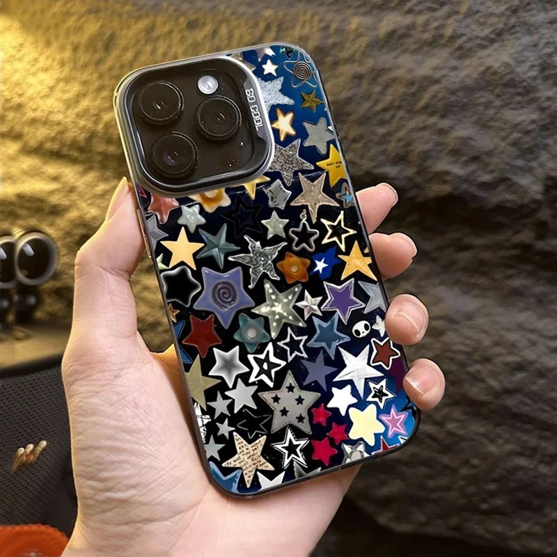 Ốp Lưng Cho Samsung Galaxy S23 S24 Ultra S23 FE S22 S21 Plus S20 S21 Note 20 Siêu Nhiều Màu Sắc Ngôi Sao IMD Sang Trọng Matte Bìa Cứng