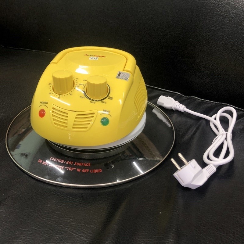 Nắp lò nướng thuỷ tinh Halogen Oven 1300W 250ºC thay thế cho các lò thân trồn trên thị trường