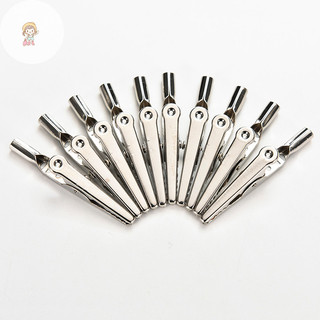 Twe 10x Thép không gỉ Cá sấu Cá sấu Kẹp thử nghiệm Cáp Chì Vít Đầu dò Sửa chữa VN