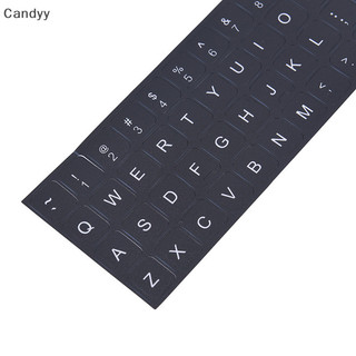 Miếng dán thay thế bàn phím NDY màu trắng trên màu đen Bất kỳ máy tính PC Máy tính xách tay N