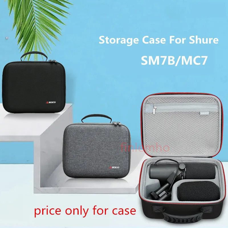 Hộp Bảo Quản Cho Shure SM7B Và MV7 Podcast Micro Âm Thanh Chuyên Nghiệp Ghi Âm Phòng Thu