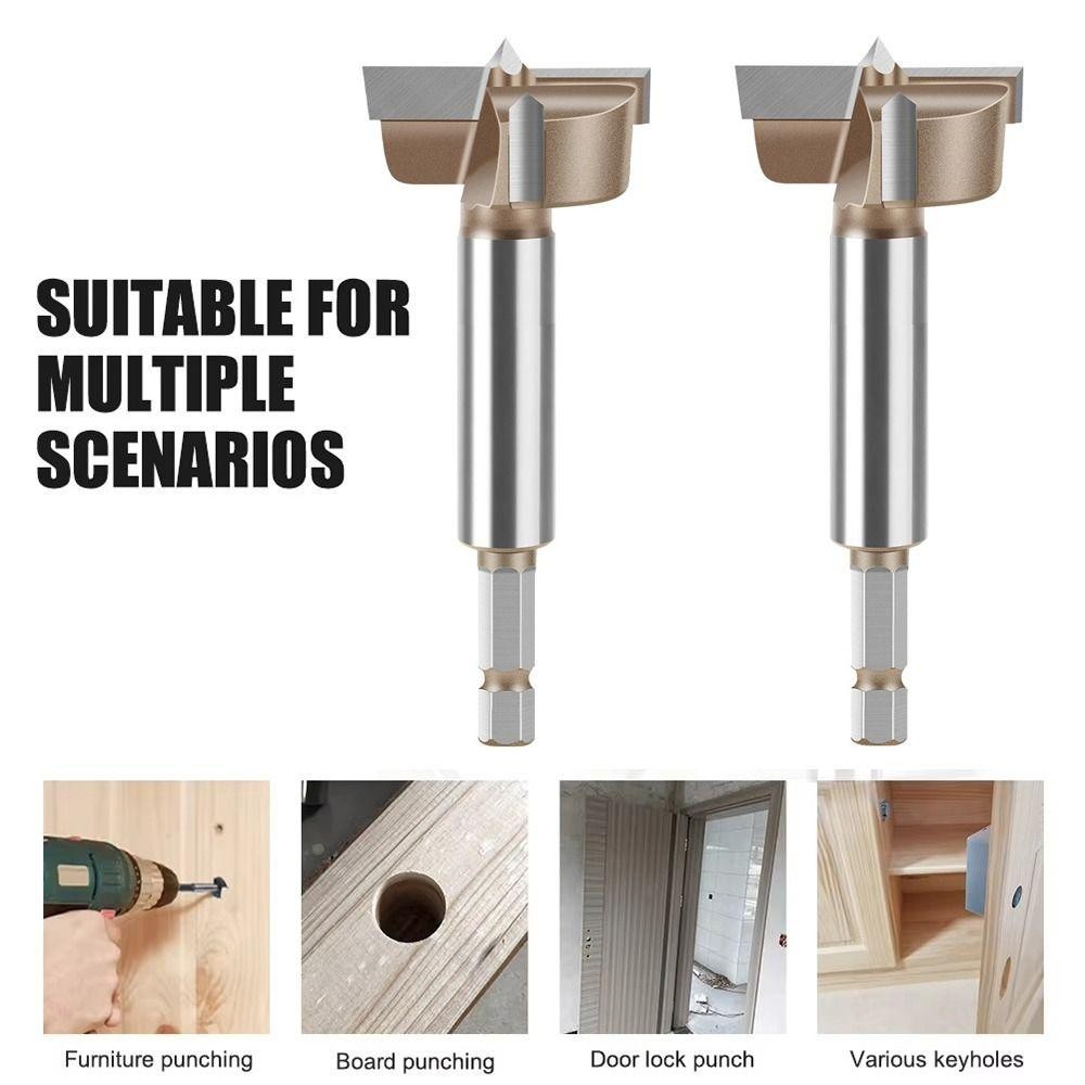 Mũi khoan bản lề ITRUMPET, lưỡi đôi ba, lục giác cacbua vonfram 10-25mm