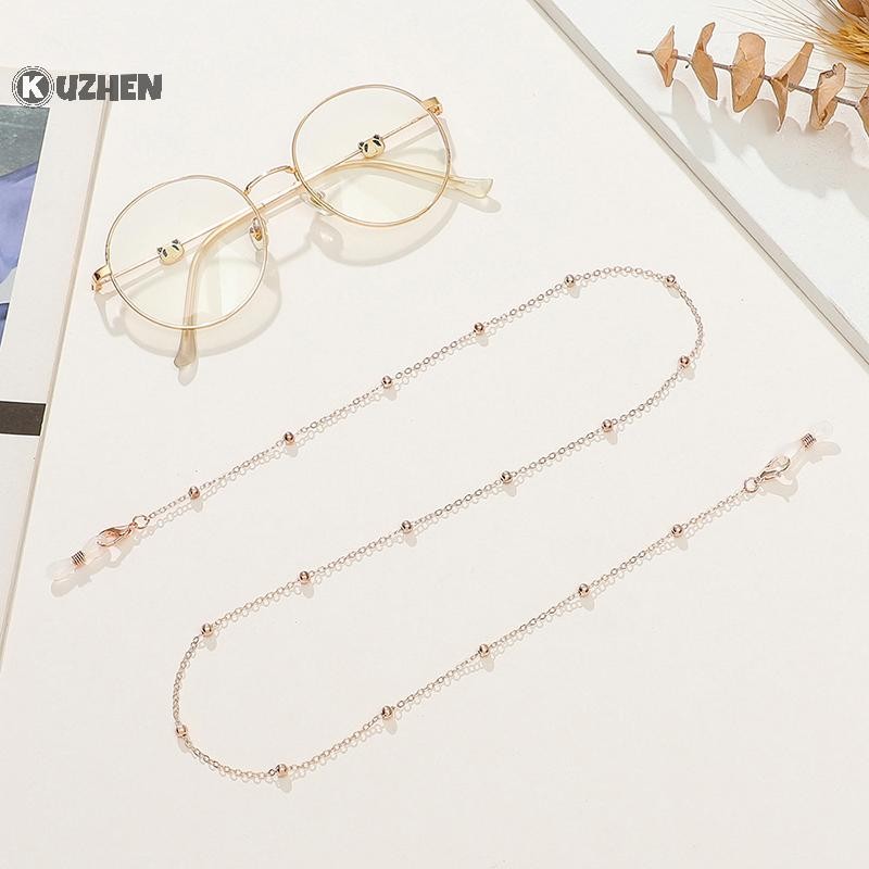 Kuzhen Kim Loại Đính Hạt Kính Dây Đeo Mặt nạ Vòng Cổ Kính Mát Dây, 60-100 Nhân Vật HOT