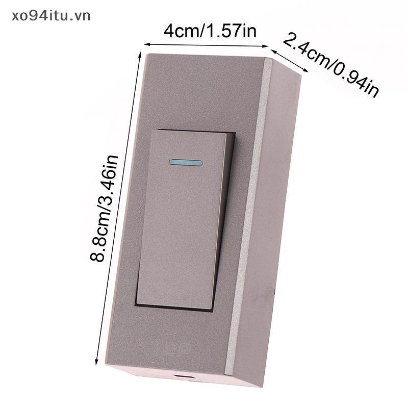 XOITU 1Pc 1 Gang 2 Chiều Bề Mặt Gắn Dây Lắp Đặt Đầu Giường Bật / Tắt Bảng Điều Khiển Đèn Tường VN