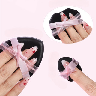 GUOXIAONIU Bột phồng nơ bướm ren cô gái xinh đẹp