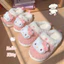 Xixitiao Dép Cotton Hello Kitty Sang Trọng Ấm Áp Thu Đông Nữ Sinh Viên Nhà Phòng Ngủ Thoải Mái