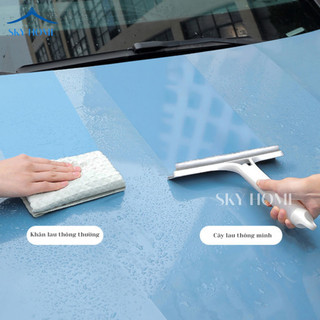 Cây Lau Kính Đa Năng 3in1 Kèm Bình Xịt, Cây Gạt Nước Nhà Tắm Thông Minh, Tiện Lợi LK01 - NGÓI HOME
