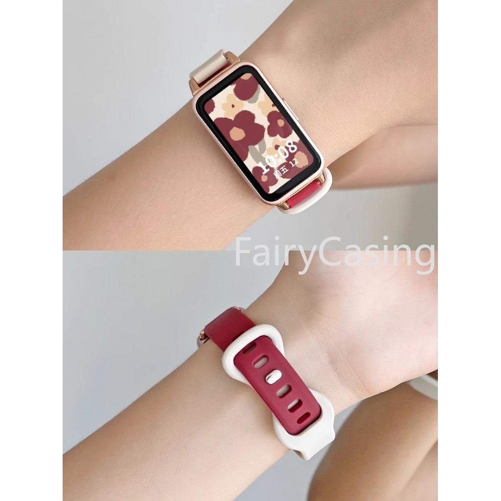 Dây đeo silicon mỏng cho Huawei Band 11 Pro 10 8 9 7 6 Vòng đeo tay mềm Vòng đeo tay mềm cho Honor Band 8 9 Phụ kiện