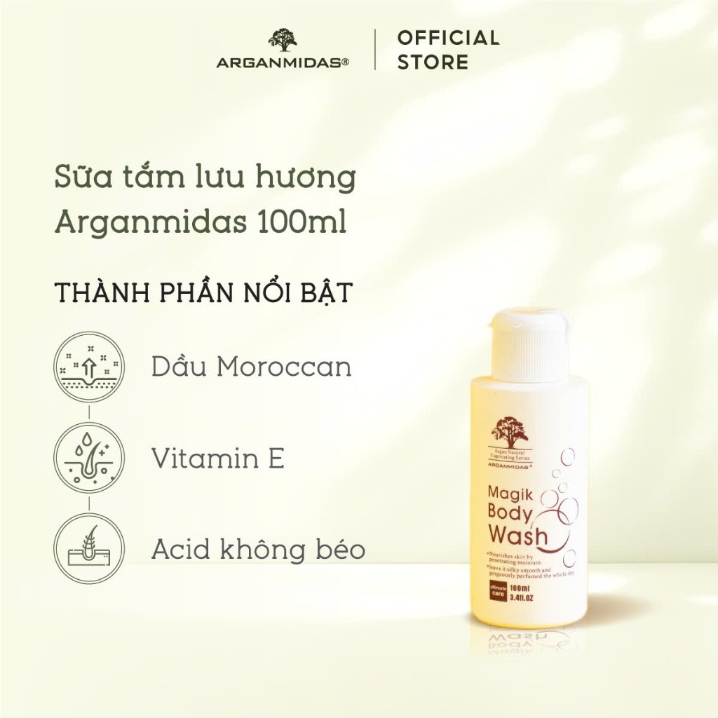 Ảnh Sữa tắm lưu hương Arganmidas Magik Body Wash - 100ml 3