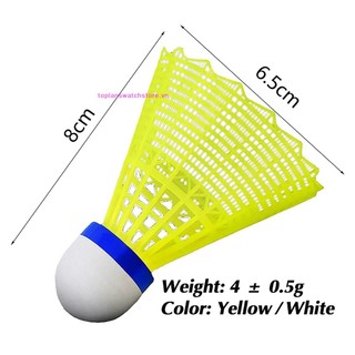 Toplanswatchstore 1 Cầu Lông Nhựa Vàng Trắng Học Sinh Cầu Lông Nylon VN