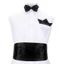 ESSENCEH Tuxedo Cummerbund, Bộ dây buộc cổ quý ông bằng lụa rộng, Dây đeo bụng co giãn thời trang có thể điều chỉnh Túi vuông Compere