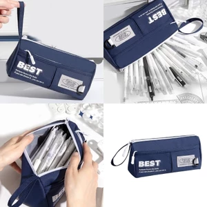 Hộp đựng bút SA Hộp đựng bút chì rộng rãi Hộp đựng văn phòng phẩm đa chức năng Túi đựng bút chì