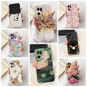 Ốp lưng Oppo Find X5 Pro CPH2305 Ốp điện thoại silicon chống sốc thời trang hình mèo dễ thương Oppo Find X5 Pro PFEM10 PFFM20