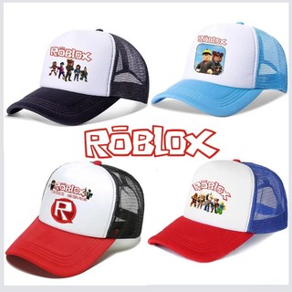 Roblox hoạt hình in mũ bóng chày Thiên thần thoáng khí mũ chống nắng lưới polyester mũ xe tải có thể điều chỉnh mũ quà tặng sinh nhật