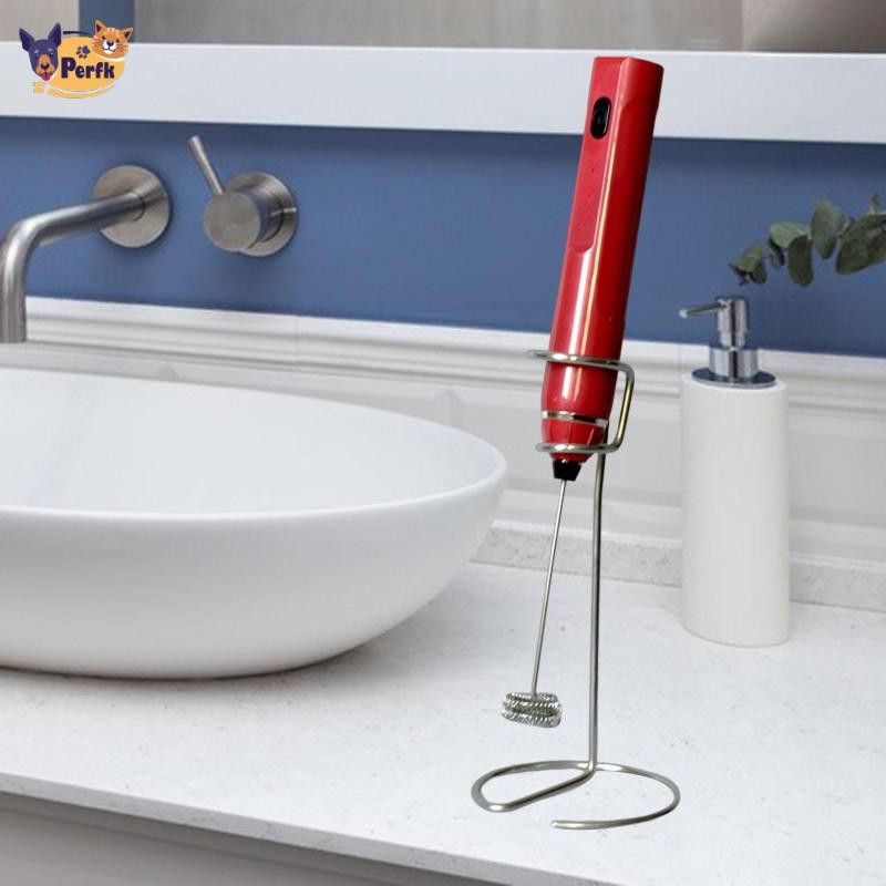 Giá đỡ tạo bọt sữa bằng kim loại Giá đỡ tạo bọt di động có tay cầm