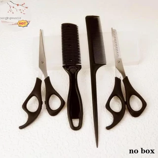 Yangwen 4 Kéo Tóc Chuyên Nghiệp Làm Tóc Kéo Cắt Tóc Mỏng Cắt Cắt Tóc Dụng Cụ Kiểu Tóc Dụng Cụ Chải Lông.