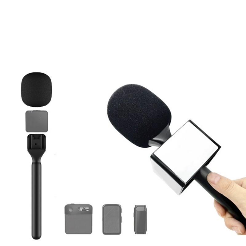 Micro Phỏng Vấn Bộ Chuyển Đổi Cầm Tay Cho Rode Wireless Go / GoII / DJI Mic / Relacart / Bộ Phát Không Dây