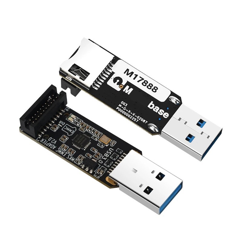Đầu đọc thẻ USB 3.0 cho MKS EMMC-ADAPTER V2, Micro-SD/TF, phụ kiện MKS Pi/SKIPR