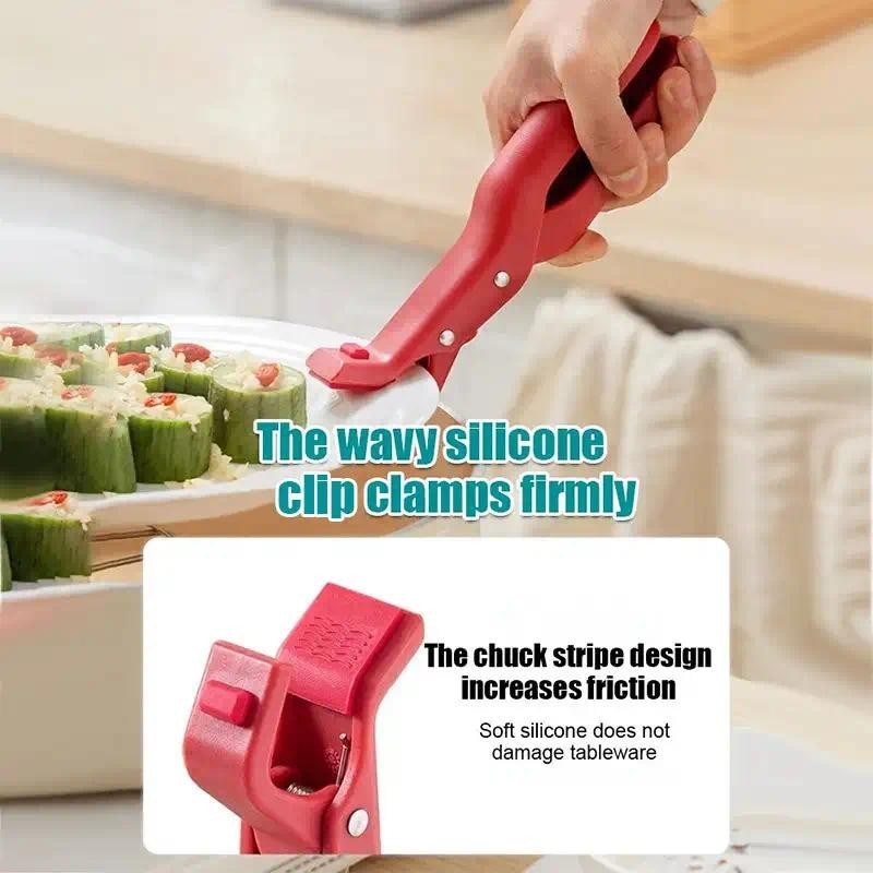 Nhà Bếp Chống Bỏng Đĩa Bát Đĩa Nồi Giá Đỡ Silicon Kẹp Chống Nóng Kẹp Nâng Bếp Lò Nướng Phụ Kiện Dụng Cụ
