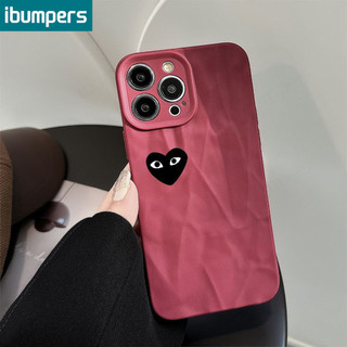 ibumpers Ốp lưng Iphone đơn giản Hàn quốc CDG hình trái tim couple Ốp điện thoại Mỏng Silicone Mềm Chống bẩn Chống Sốc Cho Iphone 15 14 12 13 11 Pro Max IP 7 8 Plus Iphon X XS XR Xs Max