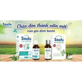 COMBO Chai Nước Tắm Gội Thảo Dược Sachi 250ml & Tinh Dầu Tràm Thiên Nhiên Nguyên Chất Sachi 30ml