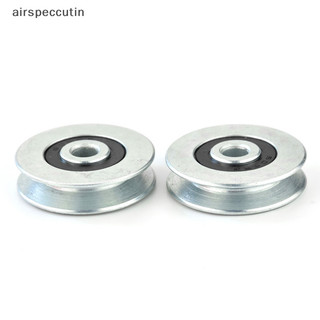 Airspecutin 6 * 33 * 8mm V Rãnh Vòng bi tinh thần Ròng rọc tròn Dây thép Over Line Lifg Bánh xe Hướng dẫn bánh xe Bánh xe lăn cơ EN
